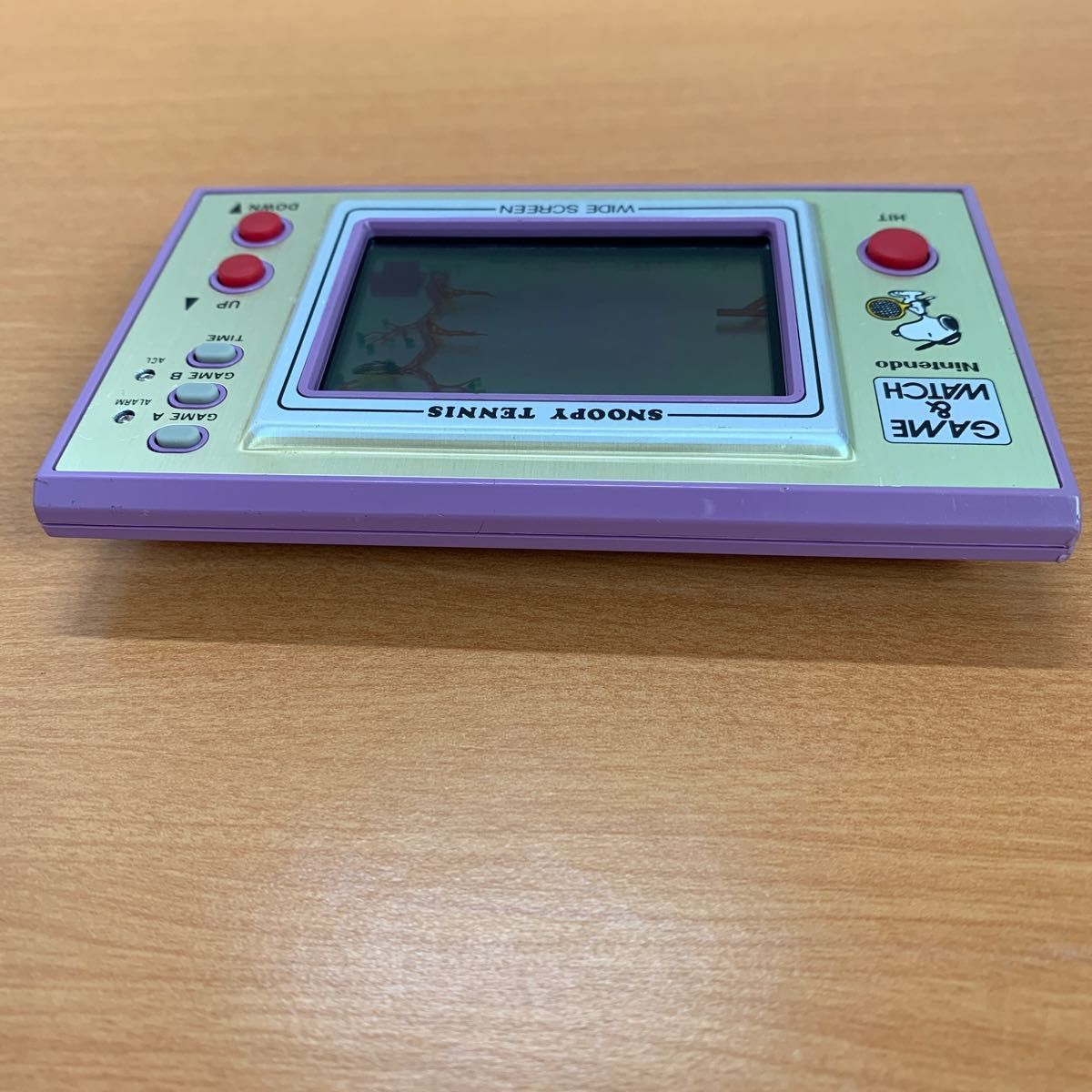 任天堂 ゲームウォッチ スヌーピーテニス 画面クリア 液漏れなし