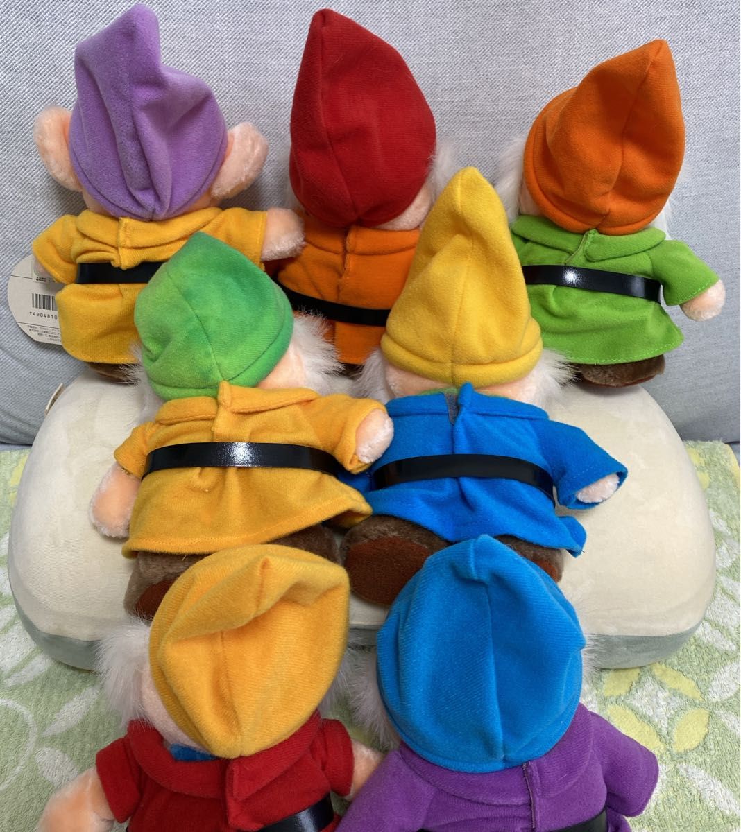 ディズニー 白雪姫 7人のこびと トミー ぬいぐるみ7体セット 昭和