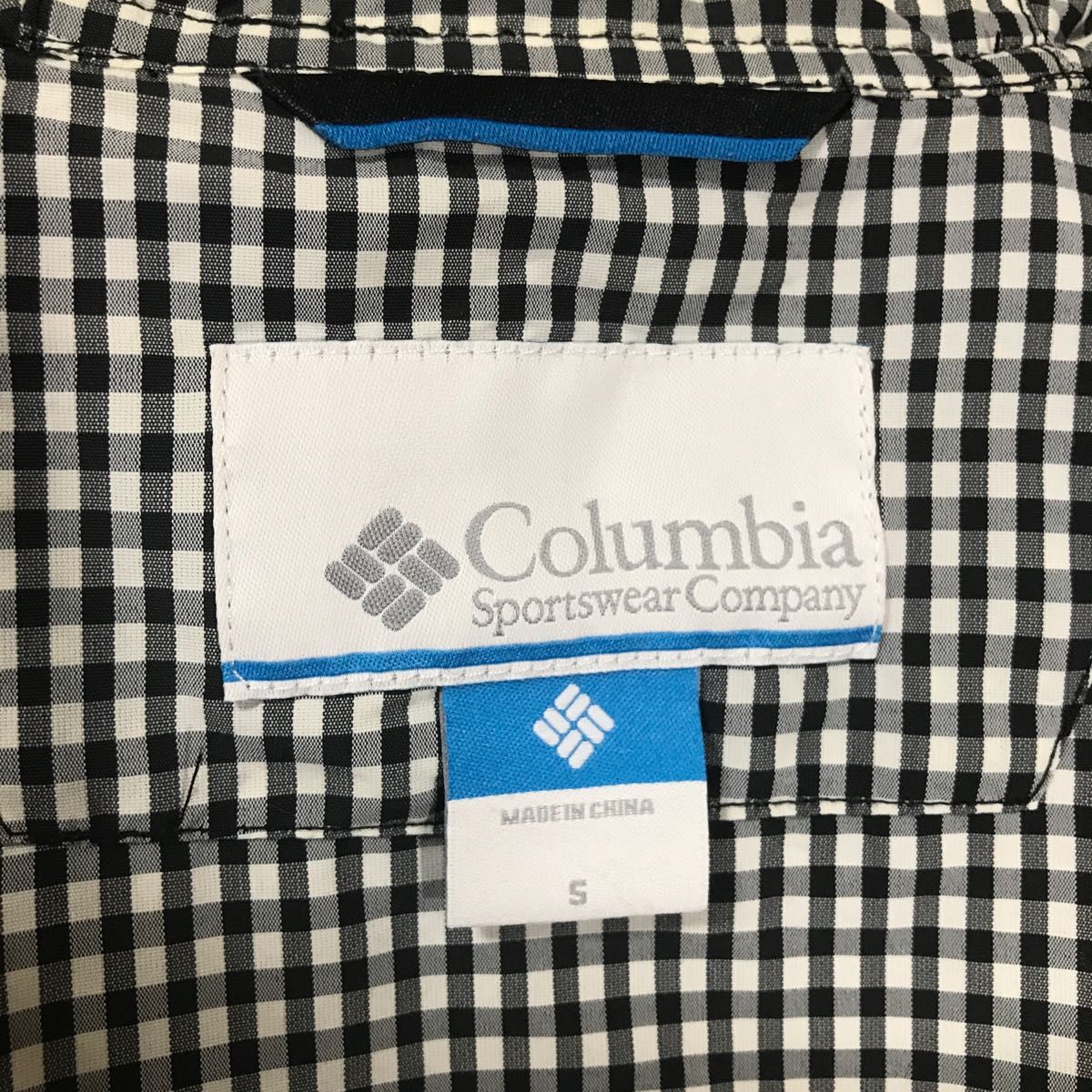 Columbia コロンビア ナイロン マウンテンパーカー ギンガムチェック S