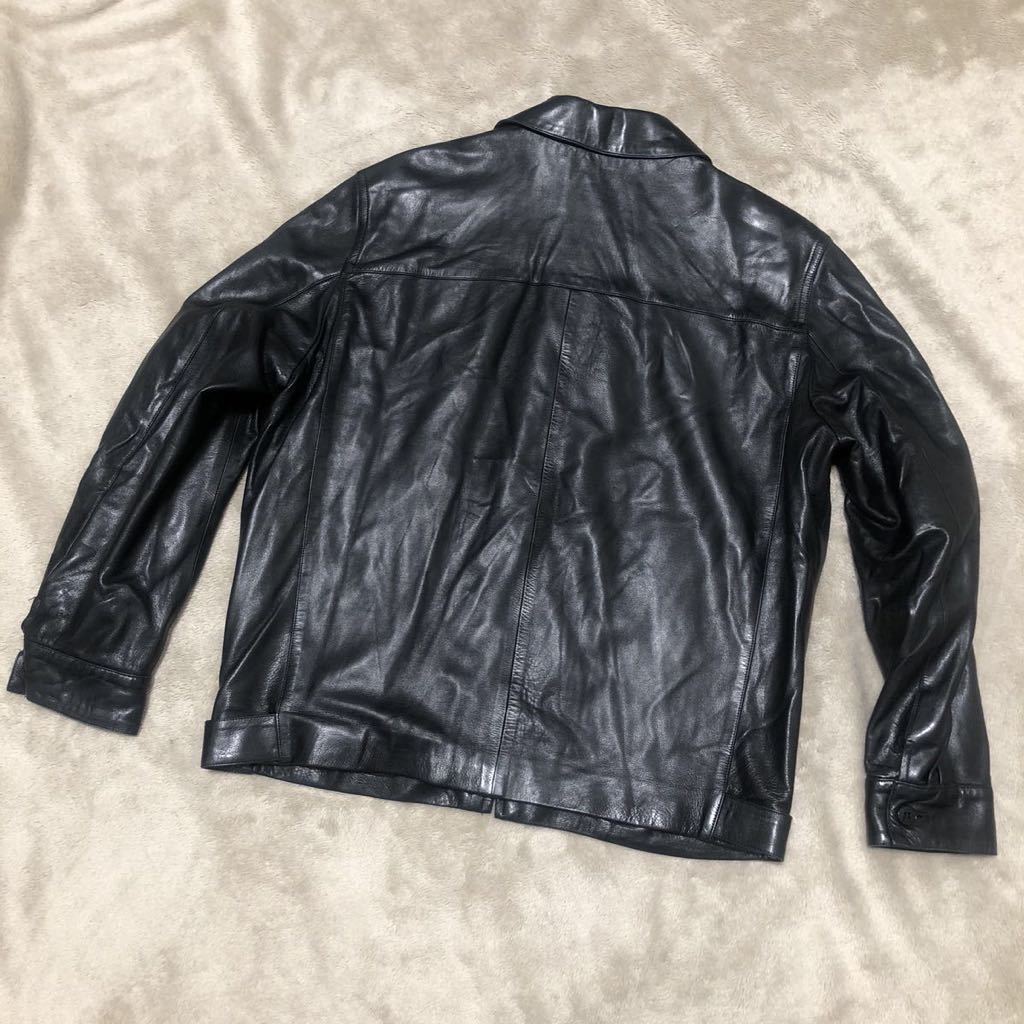 希少 高級 agnes b homme アニエスベー オム レザージャケット 本革