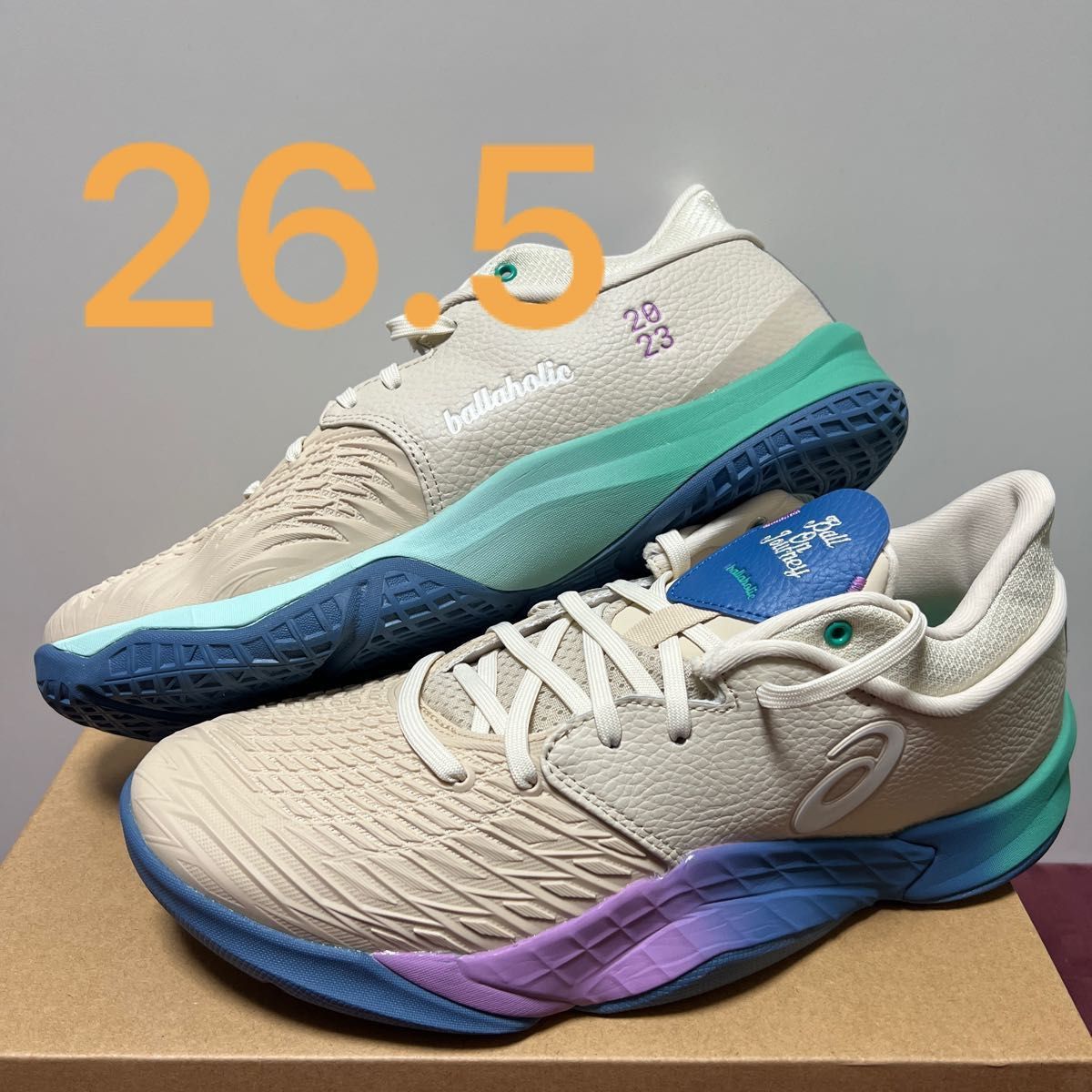 26 5 ballaholic Asics Unpre Ars Low grey ボーラホリック アシックス