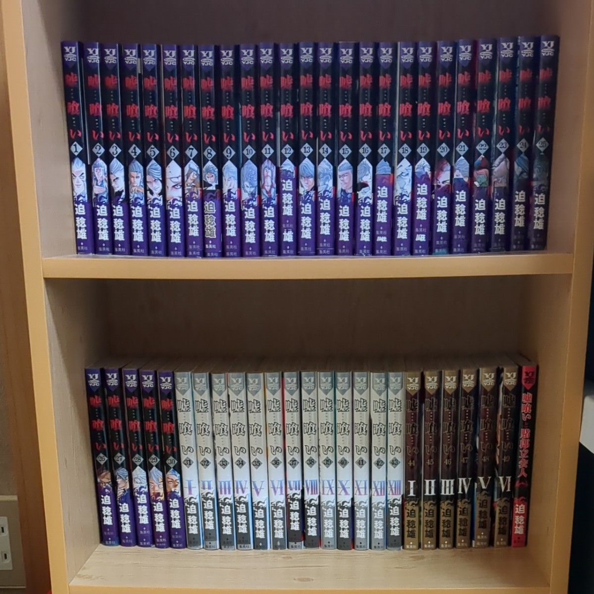 嘘喰い 全巻完結セット 1~49巻＋嘘喰いと賭郎立会人 計50巻 迫稔雄