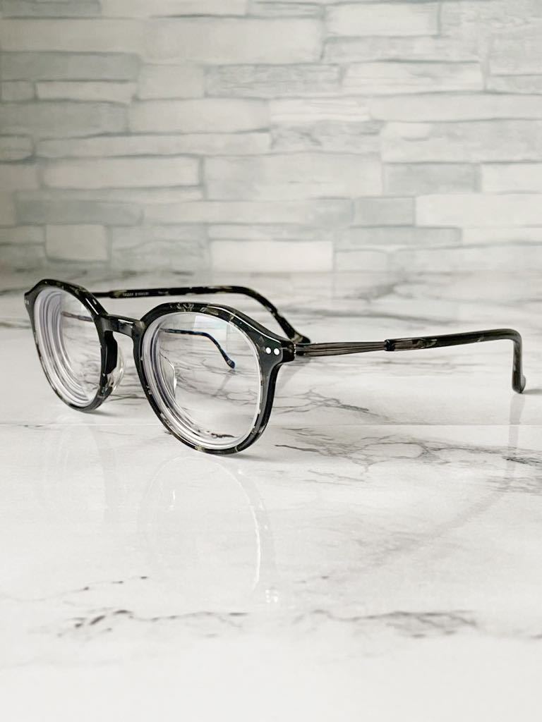 TAKEO KIKUCHI TKO-126 タケオキクチ ボストン型 ブラックデミ 眼鏡