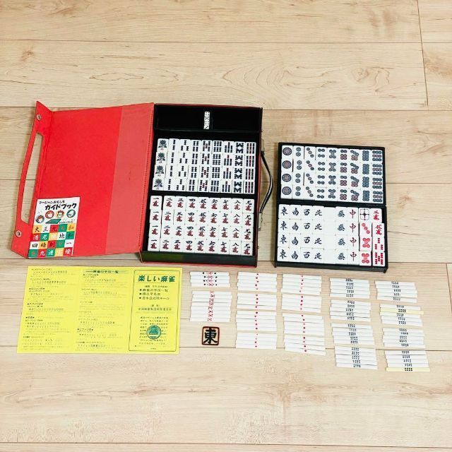 匿名配送】 激レア 麻雀牌 王冠赤五筒 赤三萬筒索 背青牌 特殊牌 九州