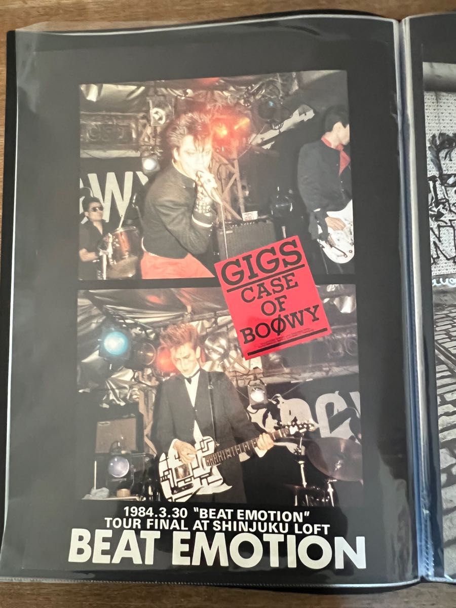 BOOWY ポスター6枚＋オマケ//氷室京介/布袋寅泰/松井常松/高橋まこと