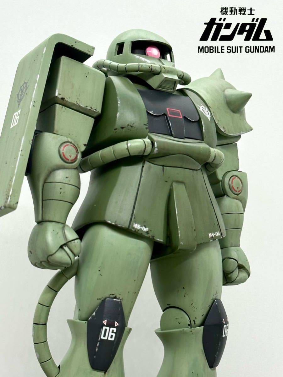 Yahoo!オークション - 完成品 旧キット 1/100 量産型ザクII