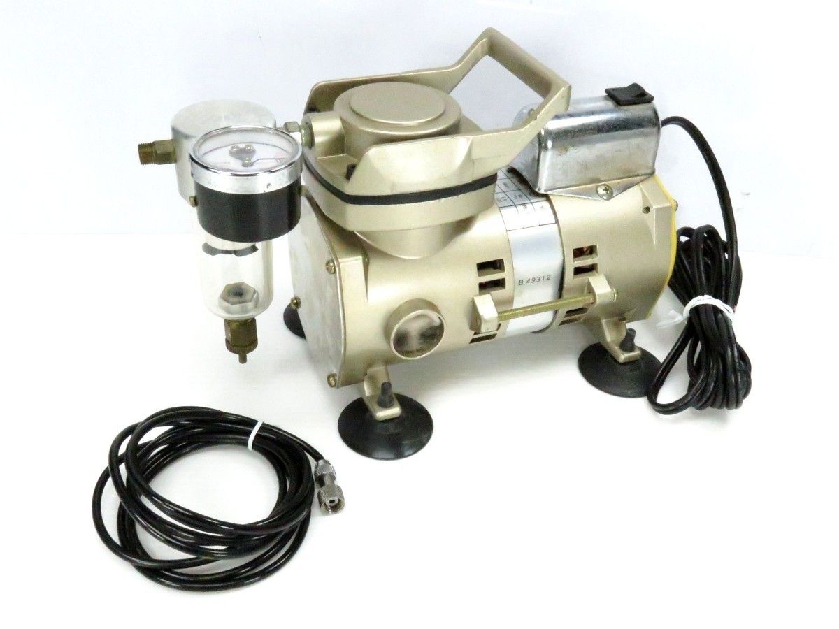 ミニエアーコンプレッサー AC-100 みにまるくん 動作確認済 エアブラシ