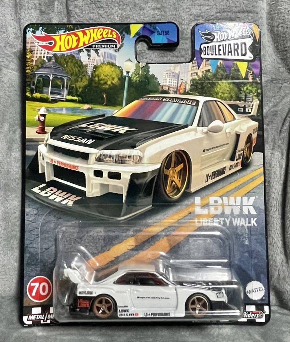 ホットウイール LB-ER34 Super Silhouette Skyline Black Chase 3台