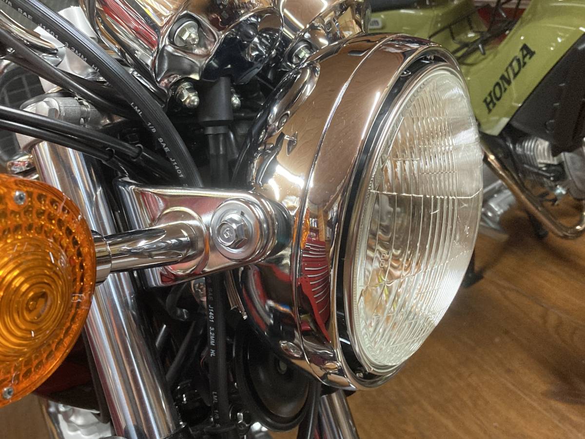 新品未使用 ヤマハ純正 初期型 SR400 SR500 ラウンドレンズ ヘッド