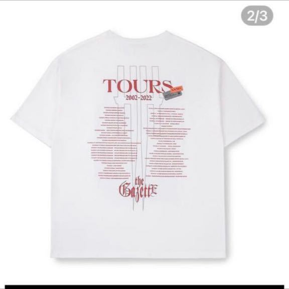 the GazettE MLサイズ Tシャツ ガゼット heresy 20th 新品 白｜Yahoo