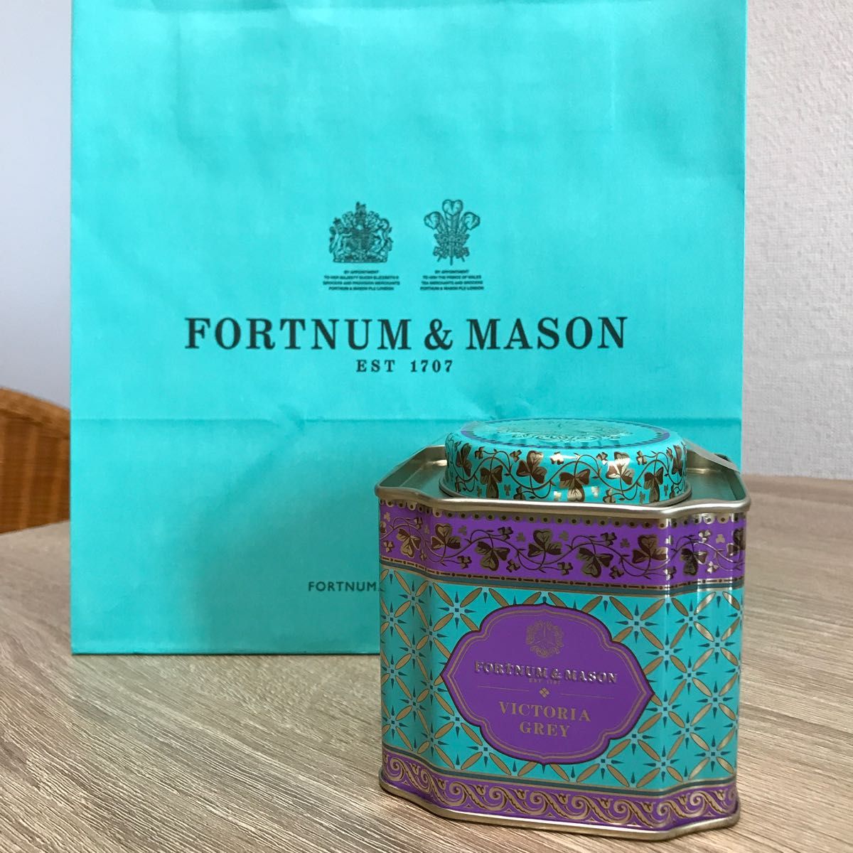フォートナムメイソン Fortnum & Masonビクトリアグレイ デコラティブ