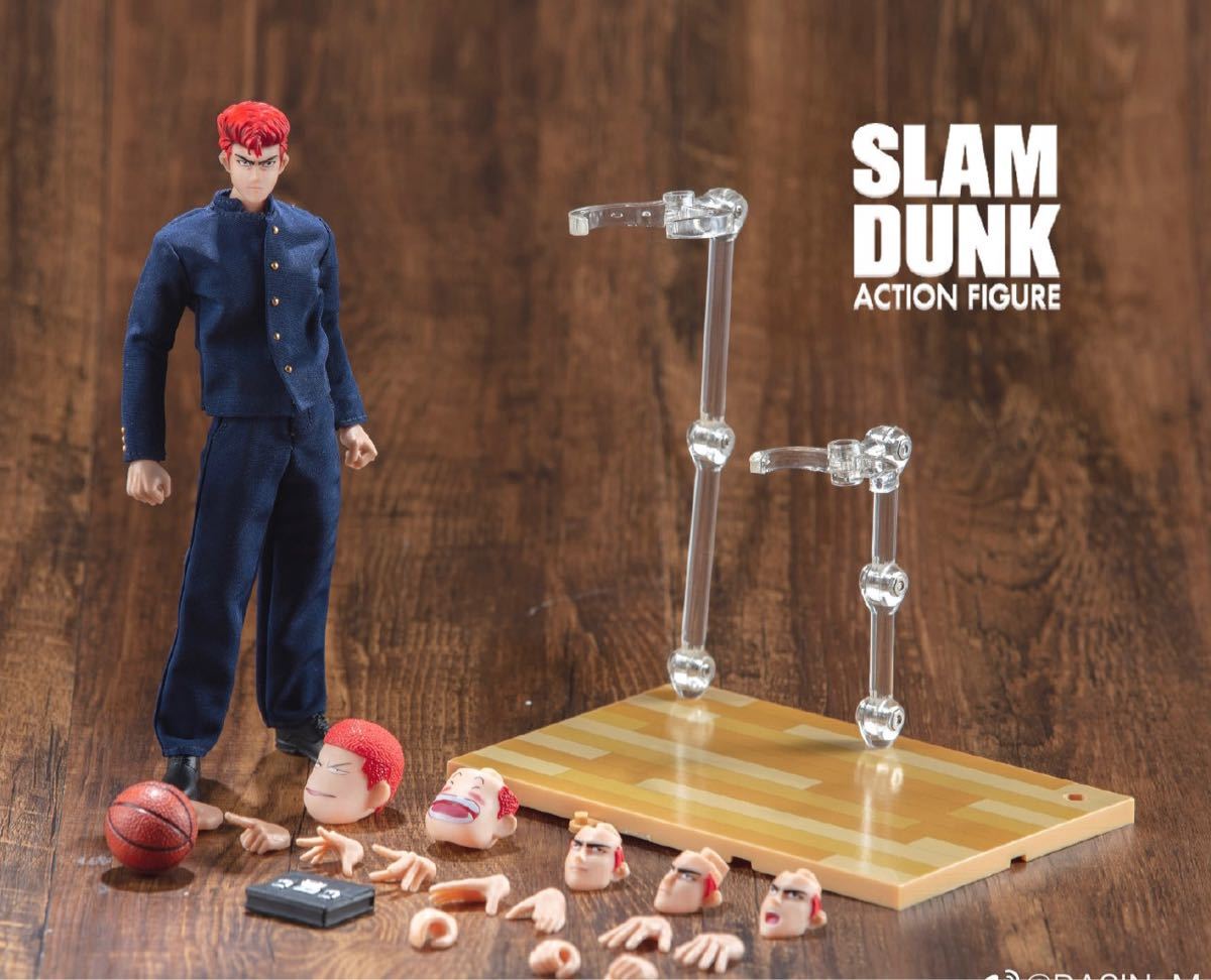 即納】箱痛み スラムダンク 1/10 可動フィギュア 桜木花道 湘北高校 学