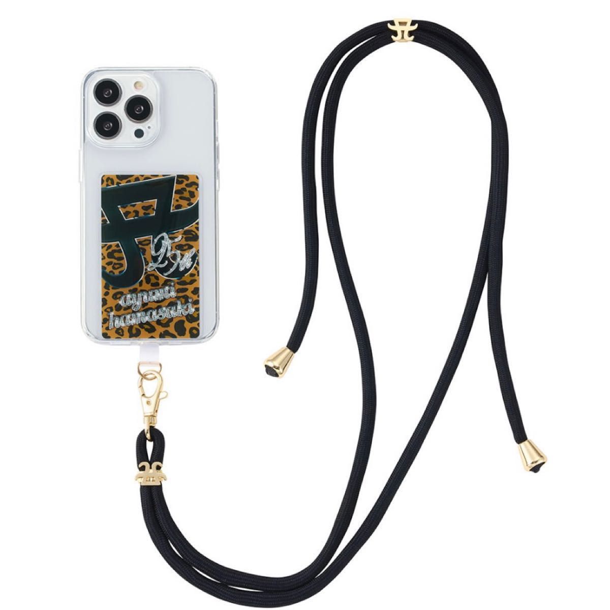 新品未使用 浜崎あゆみ グッズ スマホショルダー&フォンタブ 25周年