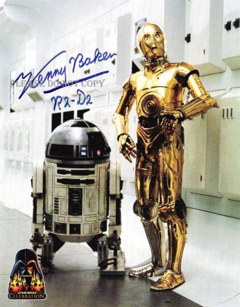 Yahoo!オークション - スター・ウォーズ R2-D2 C-3PO Kenny Baker サイ