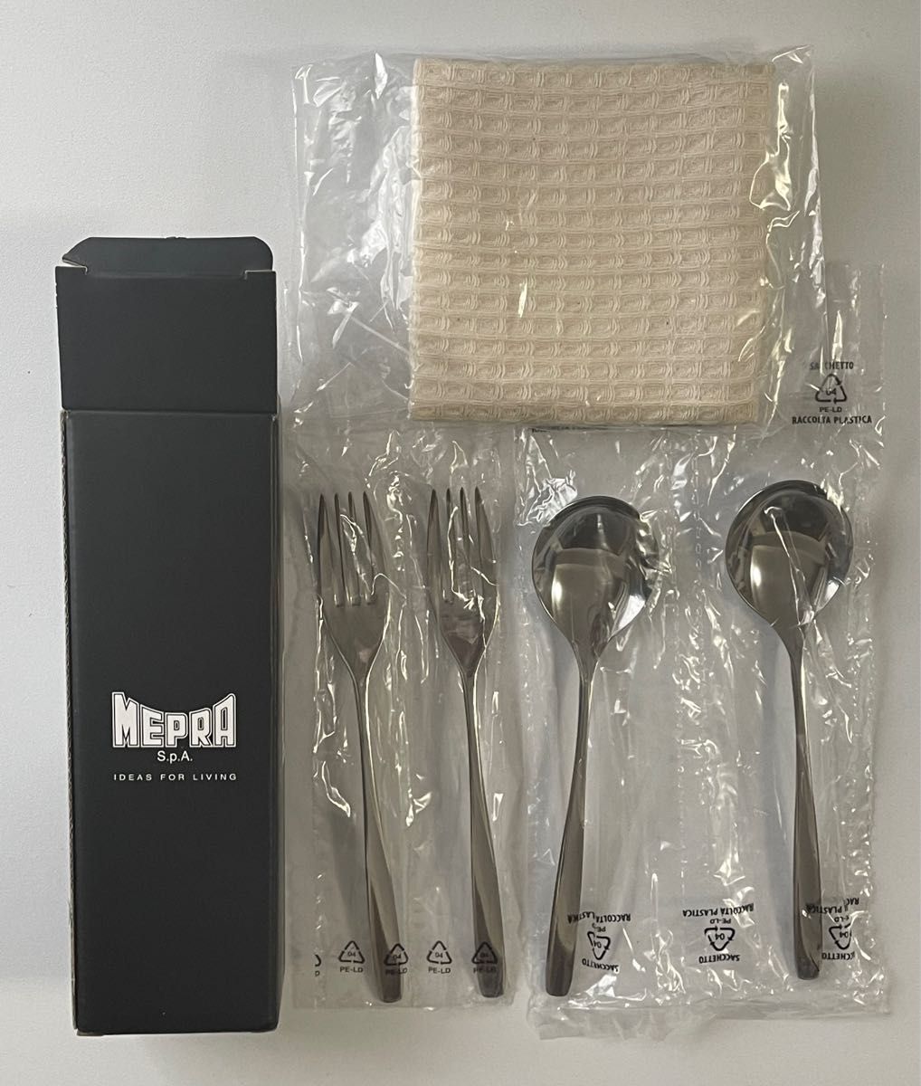 新品未使用 MEPRA メプラ ペア カトラリーセット ユニカ テーブル