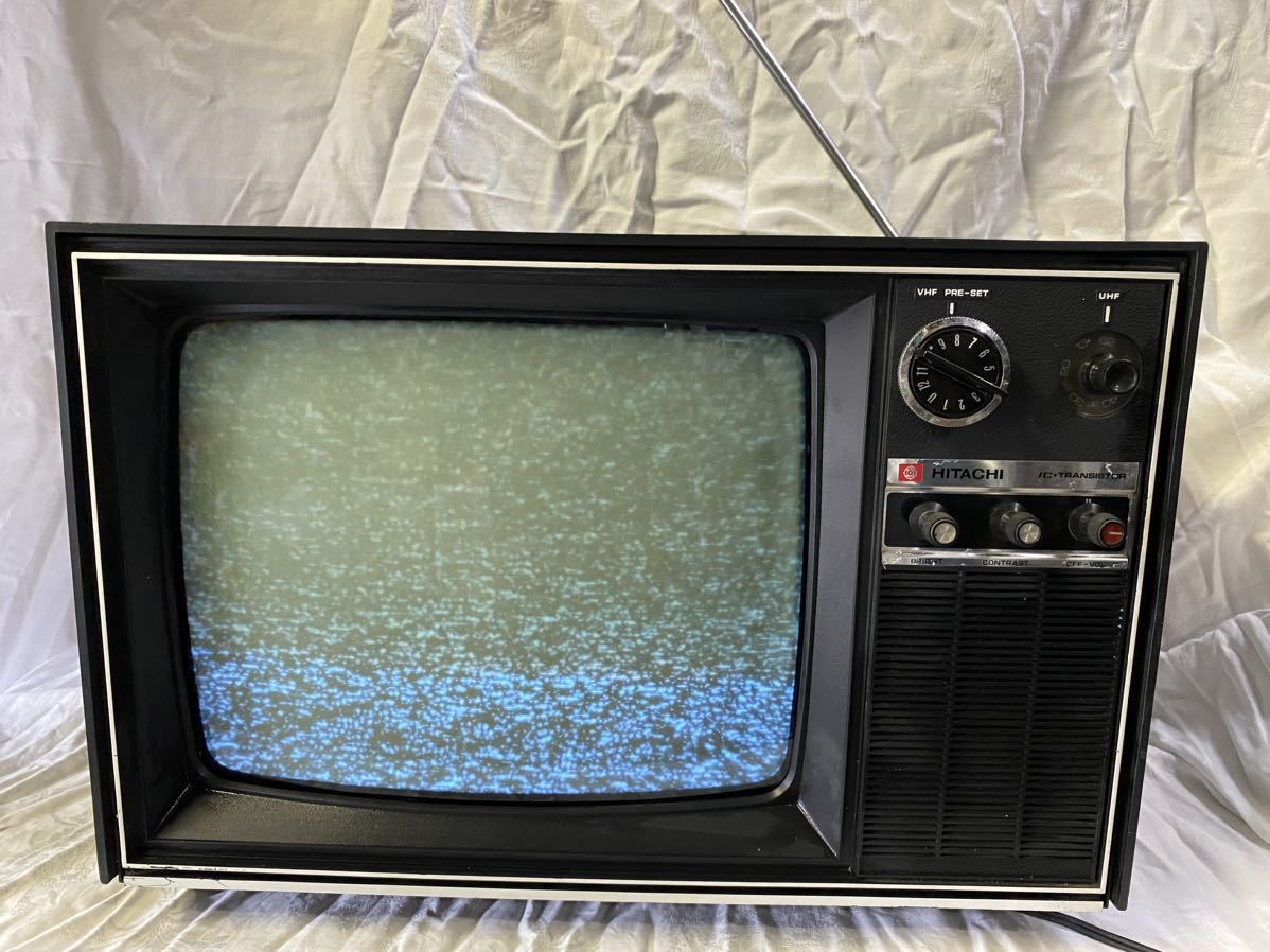 Yahoo!オークション - 昭和レトロ 日立 ブラウン管テレビ FX-35