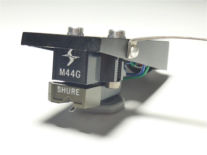 SHURE M44G カモメMADE IN USA MMカートリッジヘッドシェル付再生良好