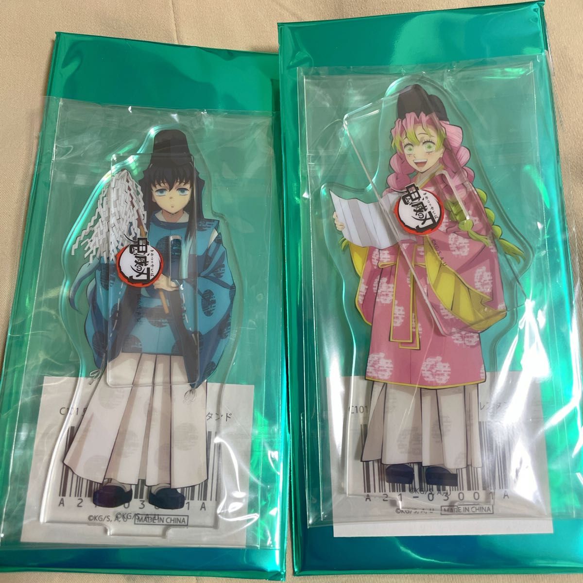 鬼滅の刃 コミケ C101 謹賀新年 正月アクリルスタンド アクスタ 時透無