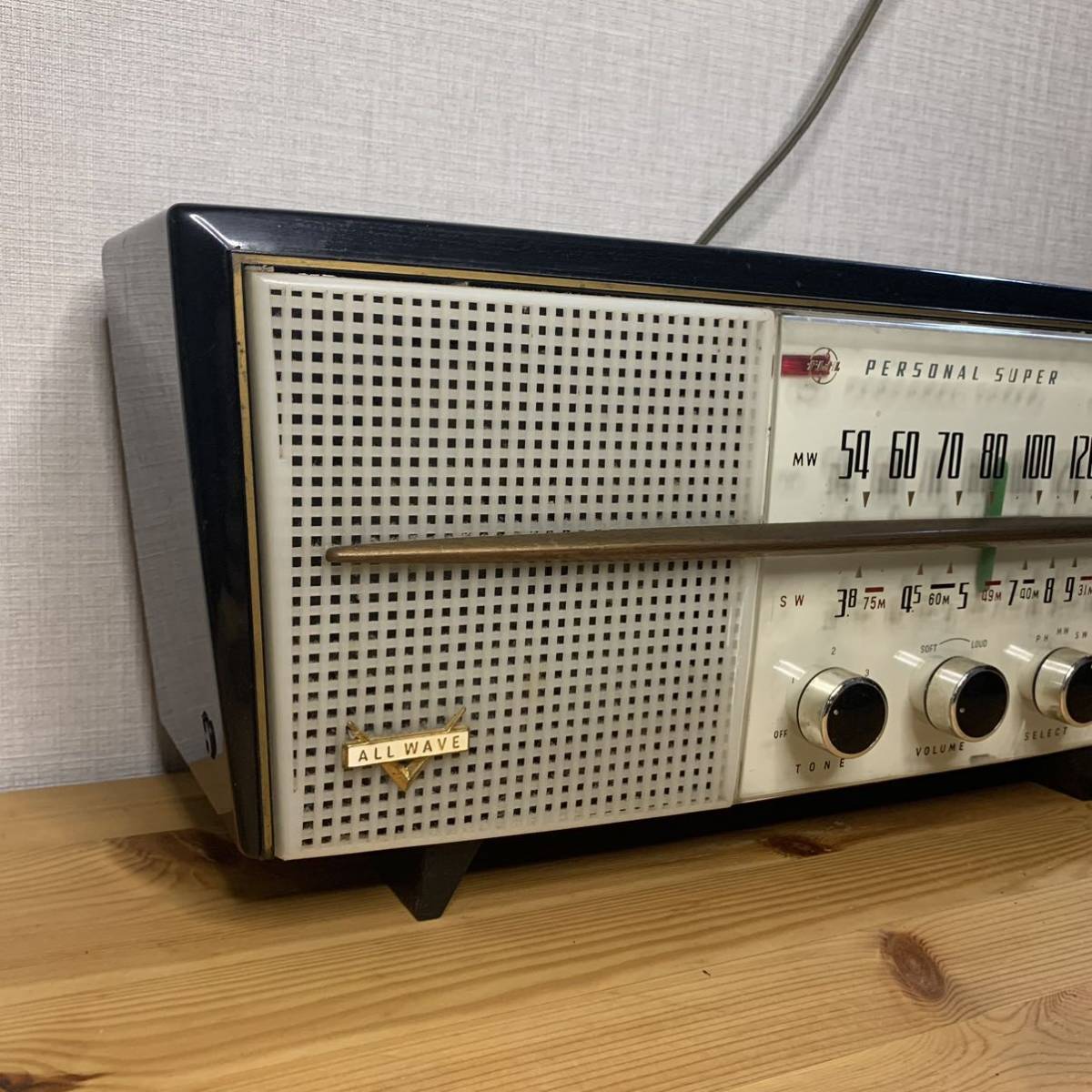 Yahoo!オークション - 【動作品】ナショナル 真空管ラジオ EA-370 Nati