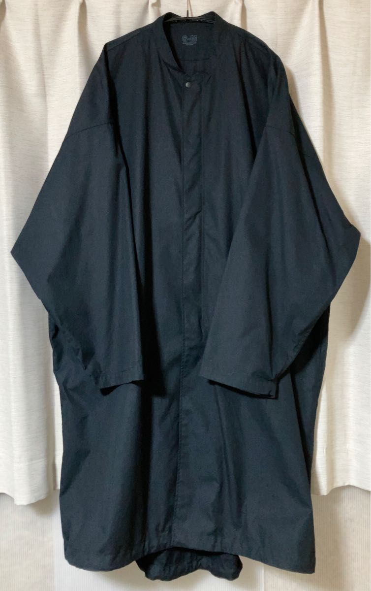 MUJI LABO 撥水高密度織りスタンドカラーコート 2022SS S-M ムジラボ