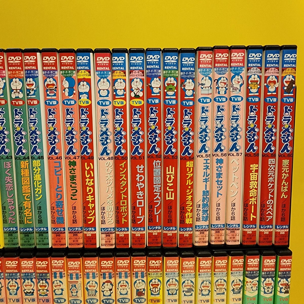 新品ケース 大山のぶ代 TV版 ドラえもん vol 1～60 DVD 全60巻 全巻