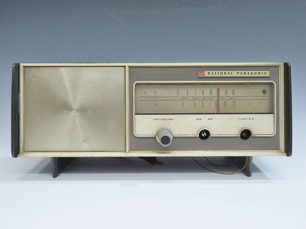 Yahoo!オークション - ナショナル パナソニック RE-250 真空管ラジオ (