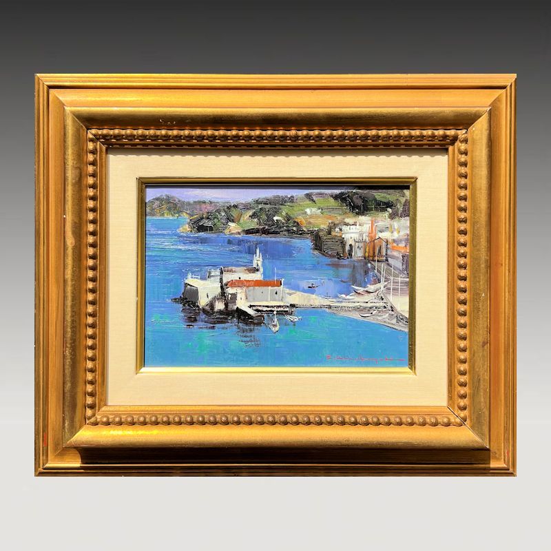 真作保証 19世紀古画 J.W. Chapman 「婦人像」油彩4号 1888年 真作保証