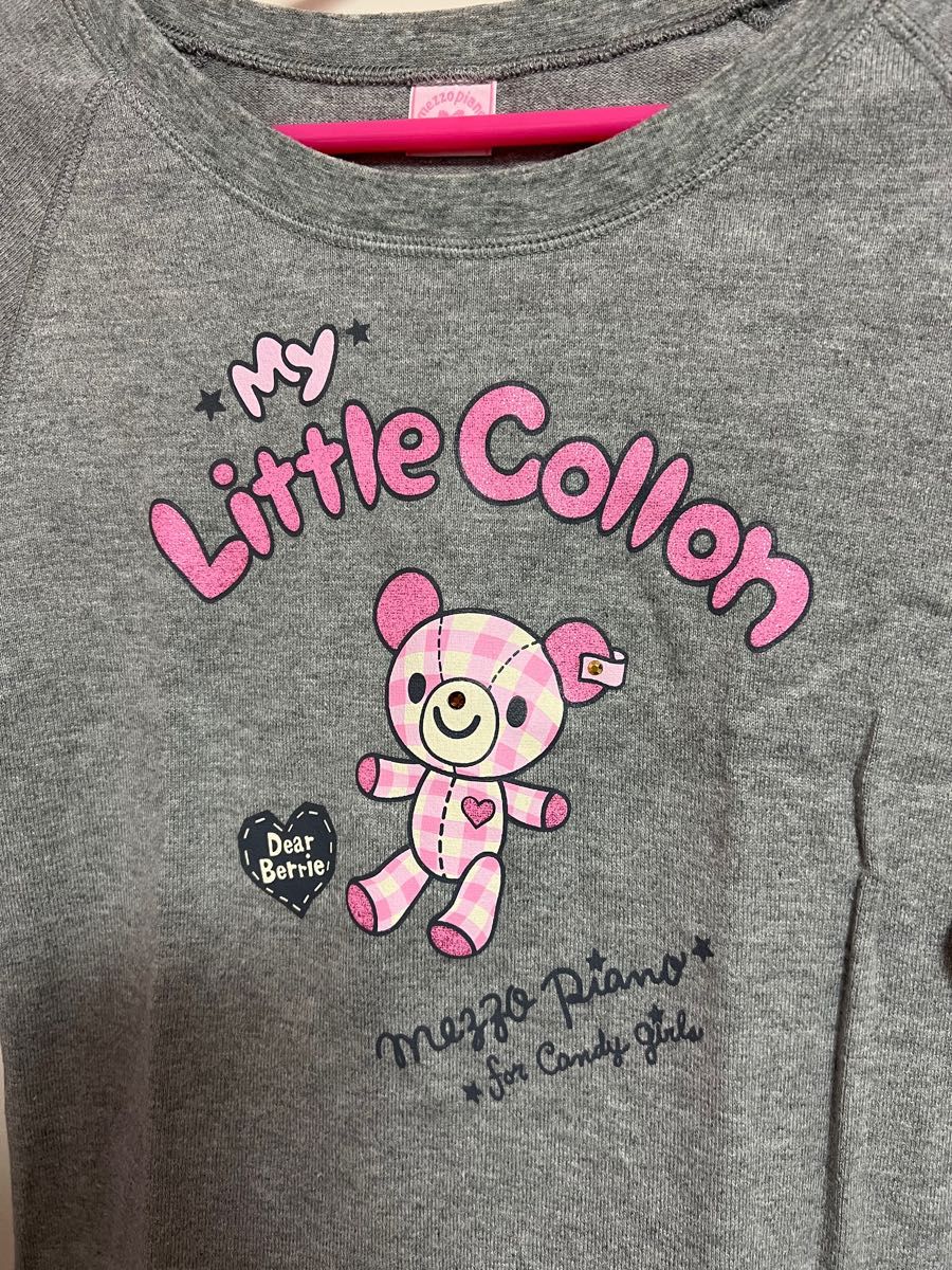 メゾピアノジュニア コロンちゃん ラグランTシャツ 160 ベリエちゃん