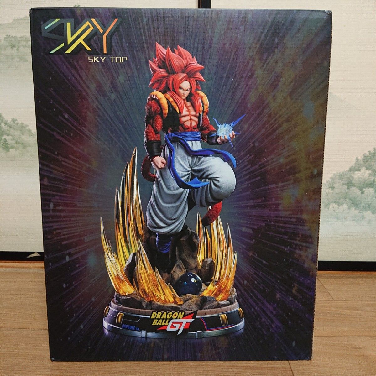 値下げok ドラゴンボール ガレージキット スーパーサイヤ人4 ゴジータ