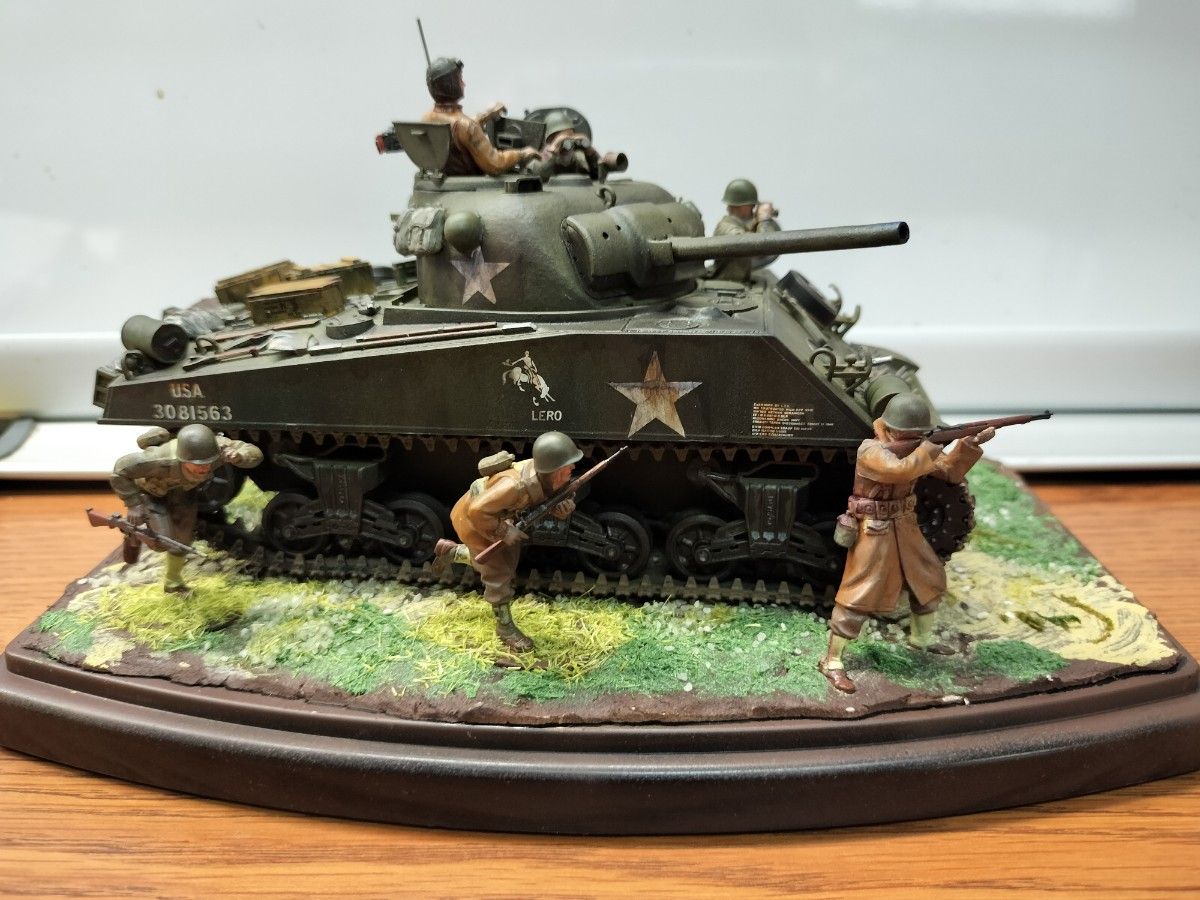 M4A3 シャーマン 75mm砲 後期型 前線突破 アメリカ軍 タミヤ 1/35