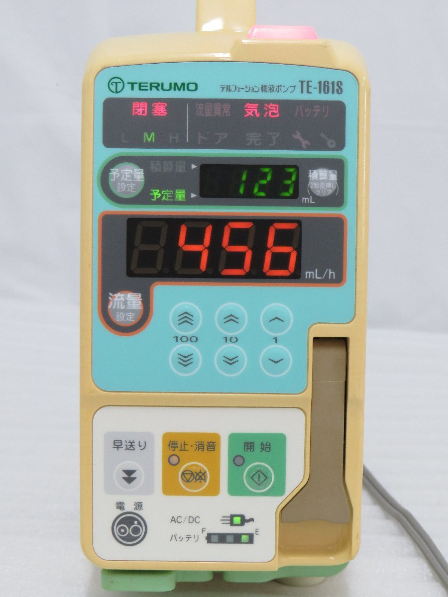 Yahoo!オークション - 80 TERUMO テルモ テルフュージョン 輸液ポンプ