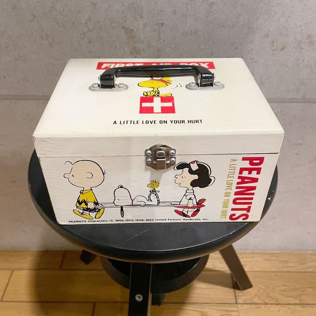 Yahoo!オークション - スヌーピー 救急箱 薬箱 小物入れ FIRST AID BOX