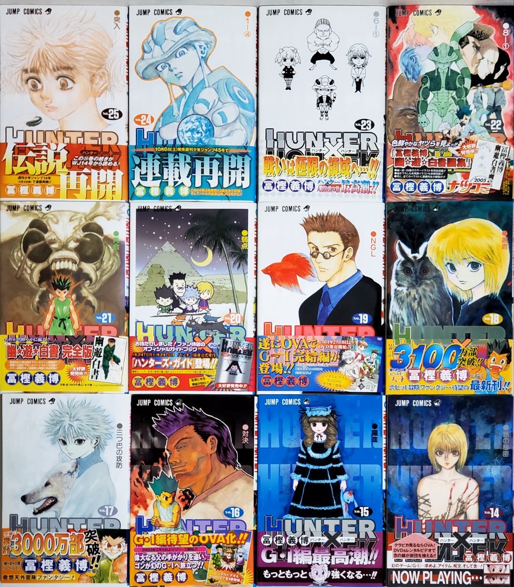 ハンターハンター 漫画 全巻 セット HUNTER×HUNTER 初版 帯 希少