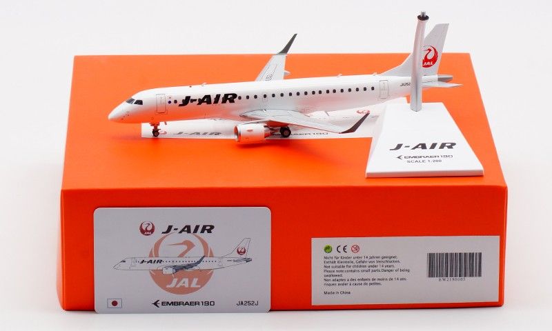 新品】1 200 J-AIR ERJ190 JA252J エンブラエル JAL｜Yahoo!フリマ（旧