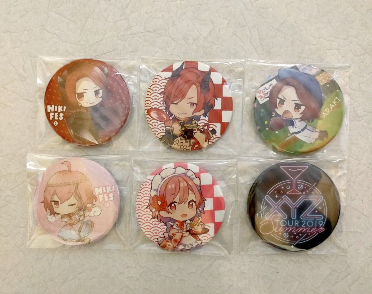 歌い手 缶バッジ ひきフェス XYZ nqrse あらき｜Yahoo!フリマ（旧