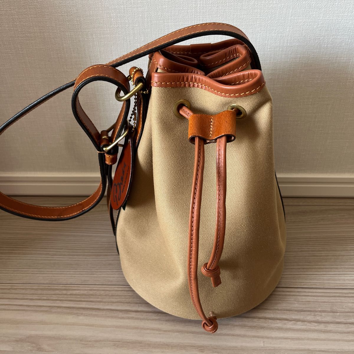 Brady ブレディCALDER MINI 巾着 バッグ ベージュ｜Yahoo!フリマ（旧