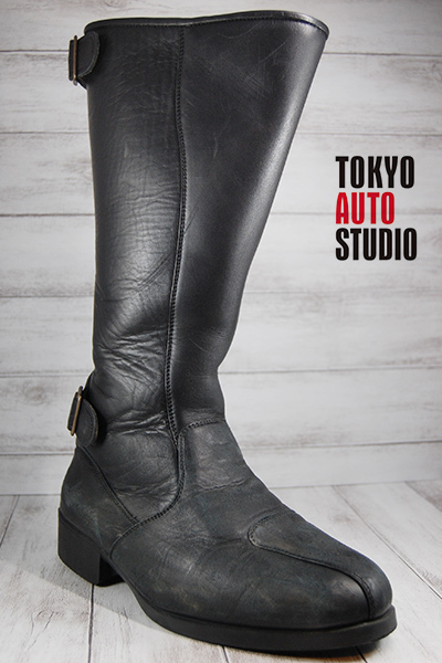 特攻ブーツトーヨコ東横部品ライディングブーツ ブラック昭和カフェ