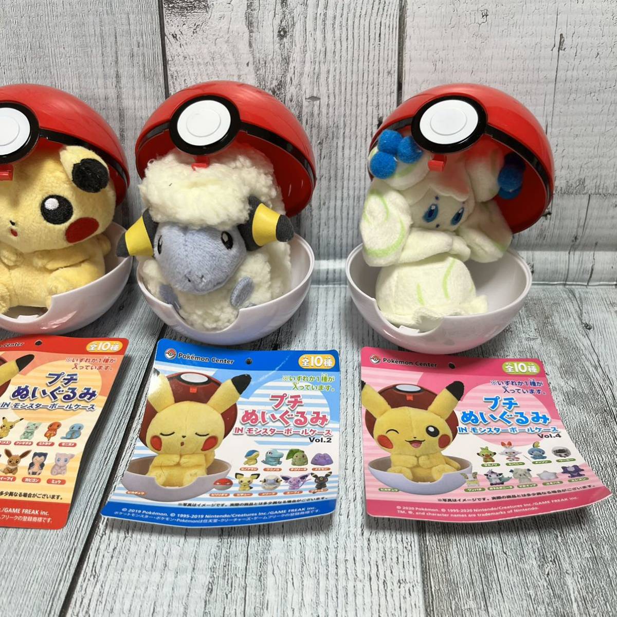 ポケモンセンターオリジナル】プチぬいぐるみINモンスターボールケース