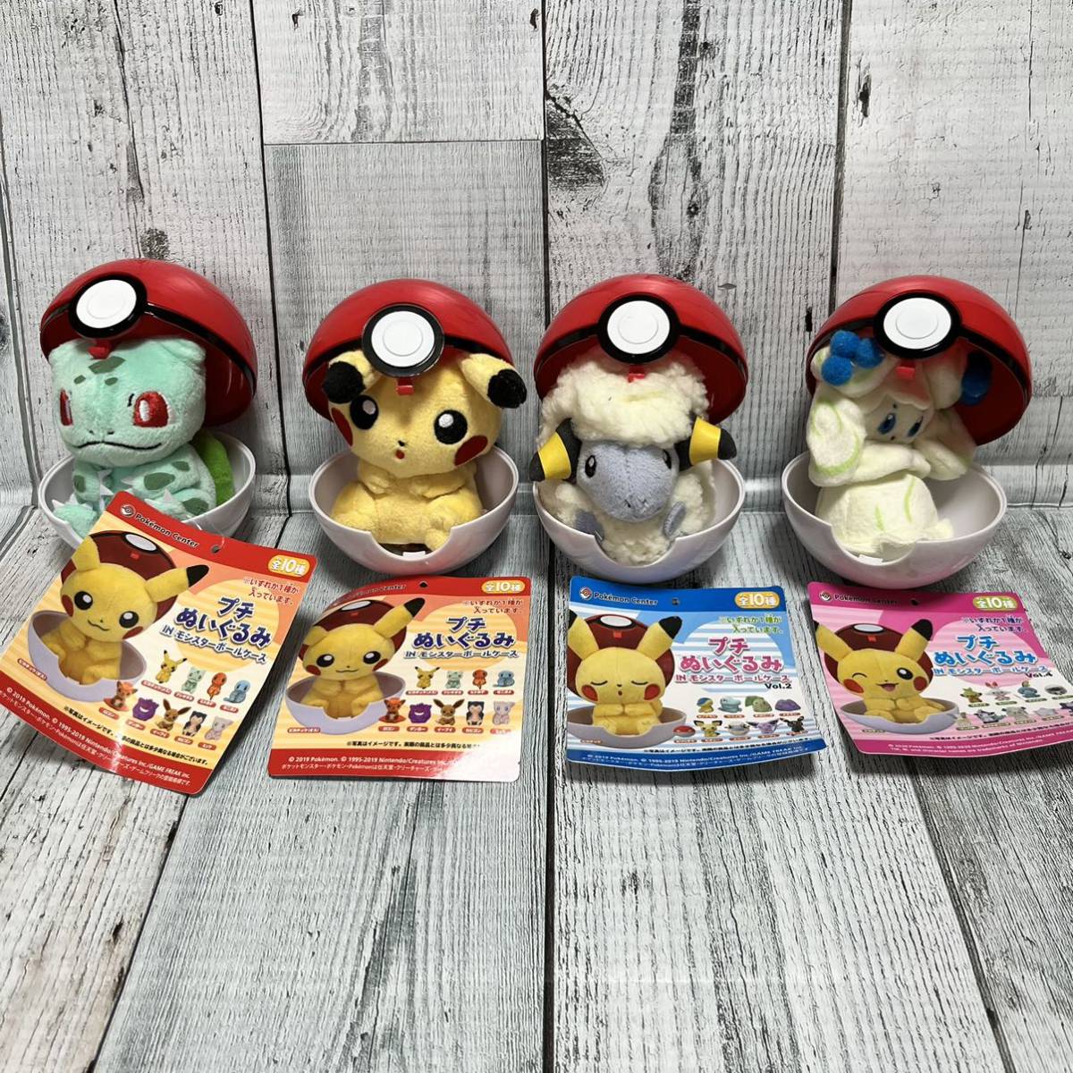 ポケモンセンターオリジナル】プチぬいぐるみINモンスターボールケース