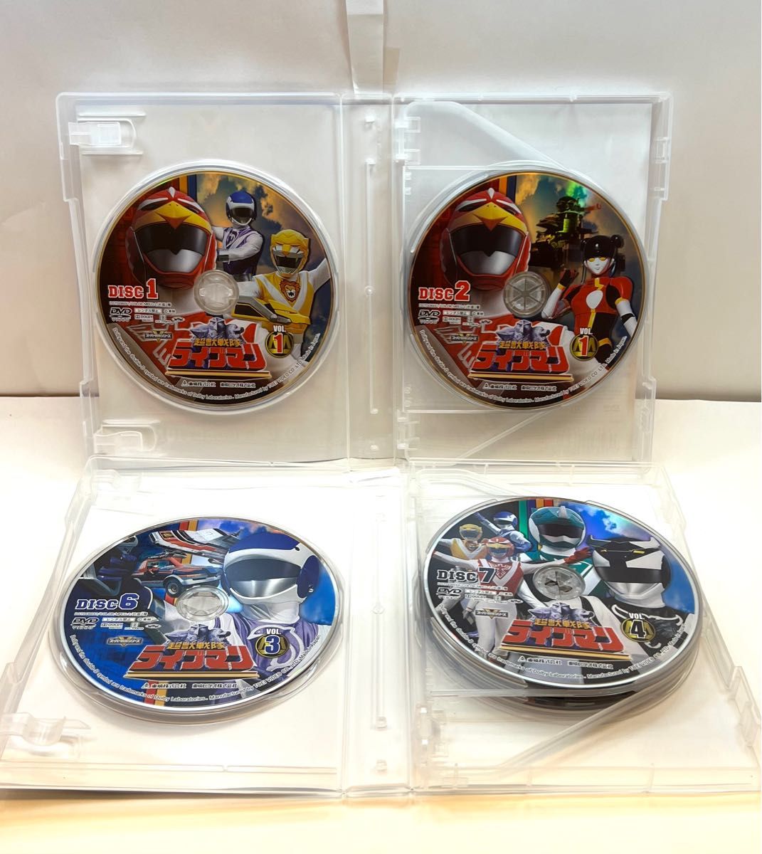 超獣戦隊ライブマン DVD COLLECTION 全2巻セット｜Yahoo!フリマ（旧