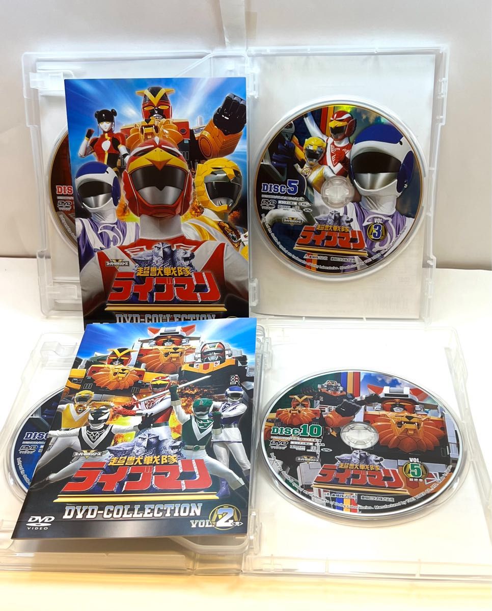 超獣戦隊ライブマン DVD COLLECTION 全2巻セット｜Yahoo!フリマ（旧
