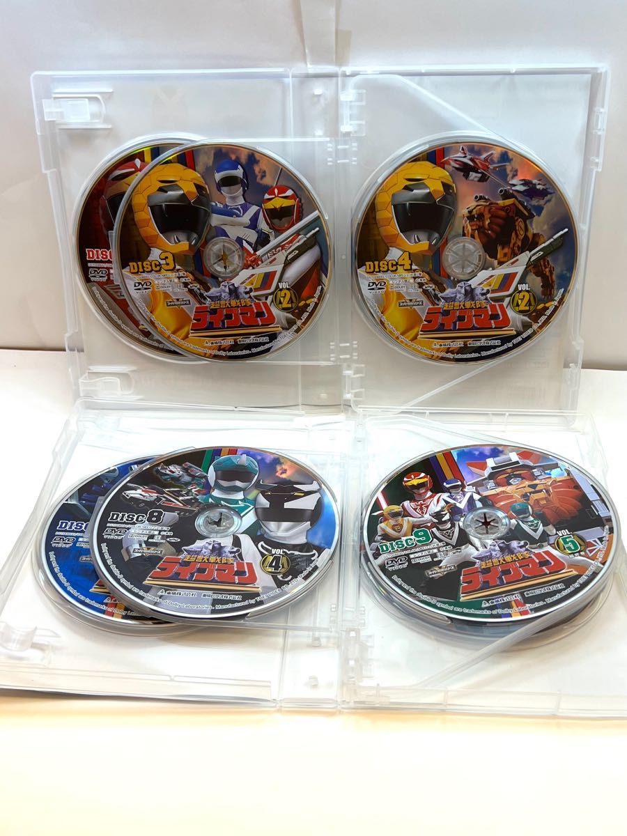 超獣戦隊ライブマン DVD COLLECTION 全2巻セット｜Yahoo!フリマ（旧