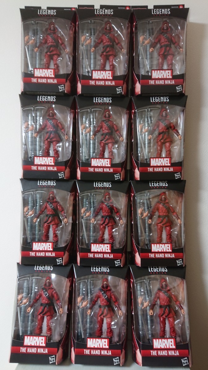 即決新品・送料無料「マーベルレジェンド・ハンドニンジャ12体セット