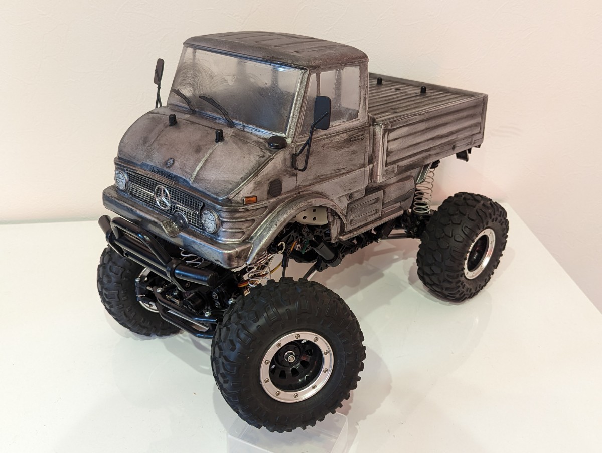 Yahoo!オークション - タミヤ CR-01 メルセデス・ベンツ ウニモグ406 4