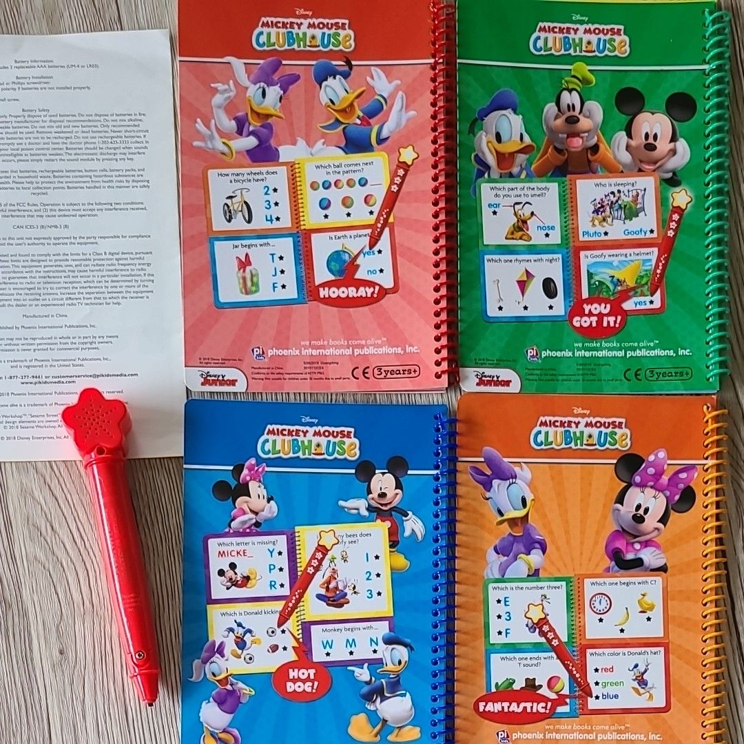 Quiz It Penクイズイットペンセット Disney MickeyMouse CLUB HOUSE