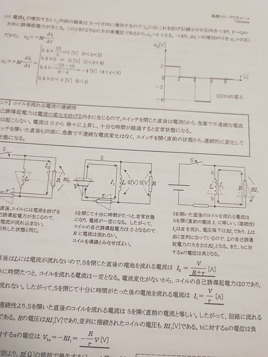河合塾 瀧澤先生 22年度基礎・完成 物理T プリントフルセット 上位