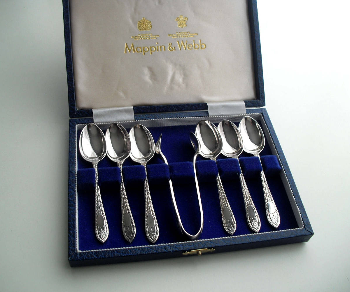 Yahoo!オークション - マッピン＆ウェッブmappin&webb スプーン6本＆シ