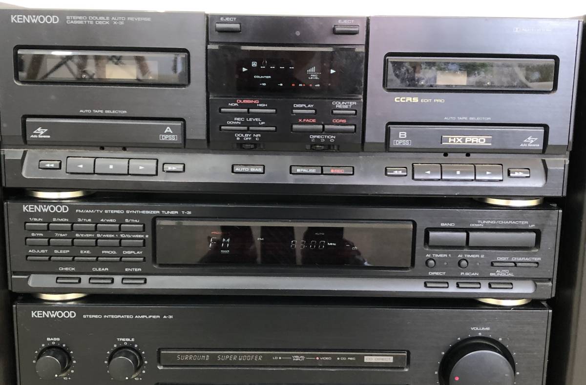 Yahoo!オークション - KENWOOD ケンウッド システムコンポ X-3i T-3i G