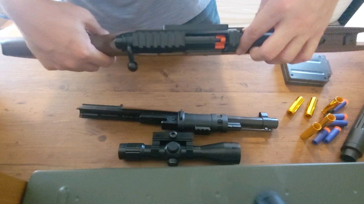Kar98kボルトアクションスナイパーライフル ナーフ（ハーフ）弾排莢