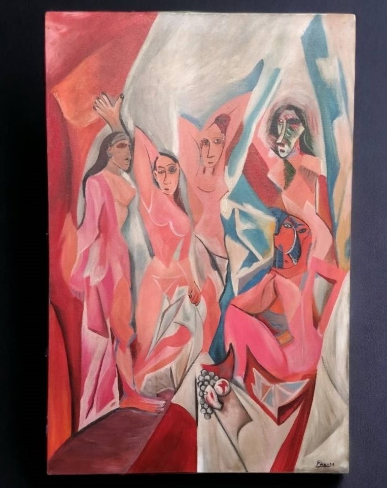 ピカソリトグラフ手書きナンバー入り絵